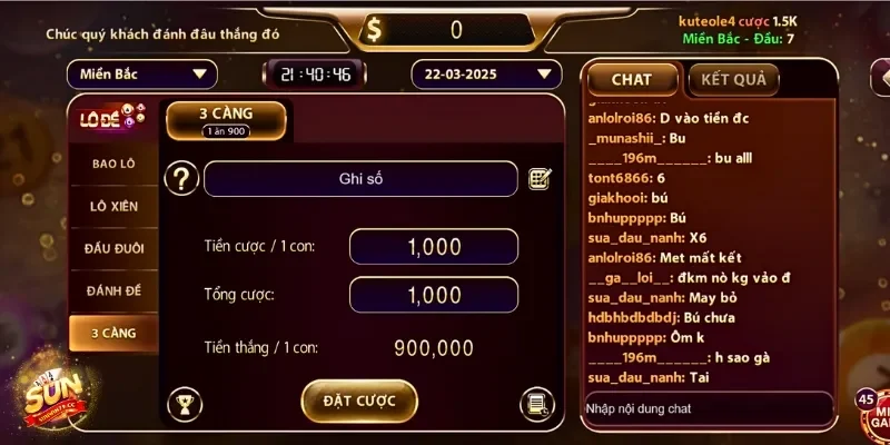 Tham khảo cách tính tiền thưởng để ba càng để chủ động trong chiến lược chơi